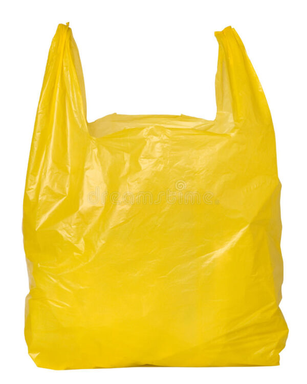 plastico amarelo